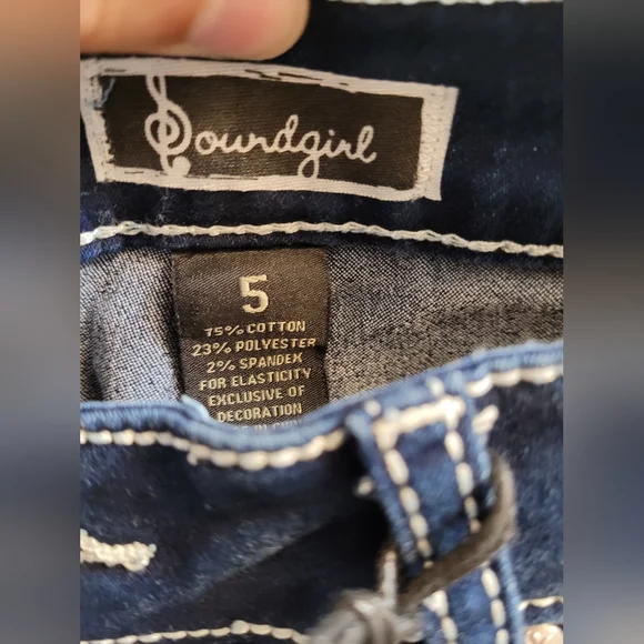 Junior Girl Jeans size 5 - Picture 8 of 9